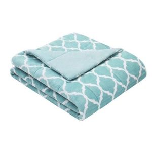 Aqua Ultra Plush 12 lb Weighted Blanket